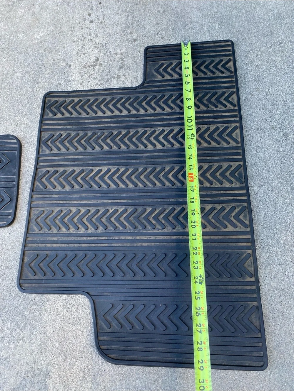OEM Dodge All-Weather Rubber Floor Mats Set (3-Piece, Black)